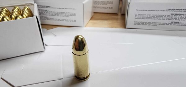 9mm 115GR Brass FMJ (9x19 Parabellum) 50 rounds - Image 2