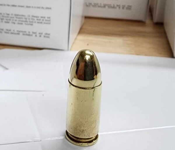 9mm 115GR Brass FMJ (9x19 Parabellum) 50 rounds